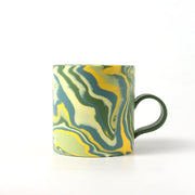 350ml Handmade Green Ceramic MugMugK018