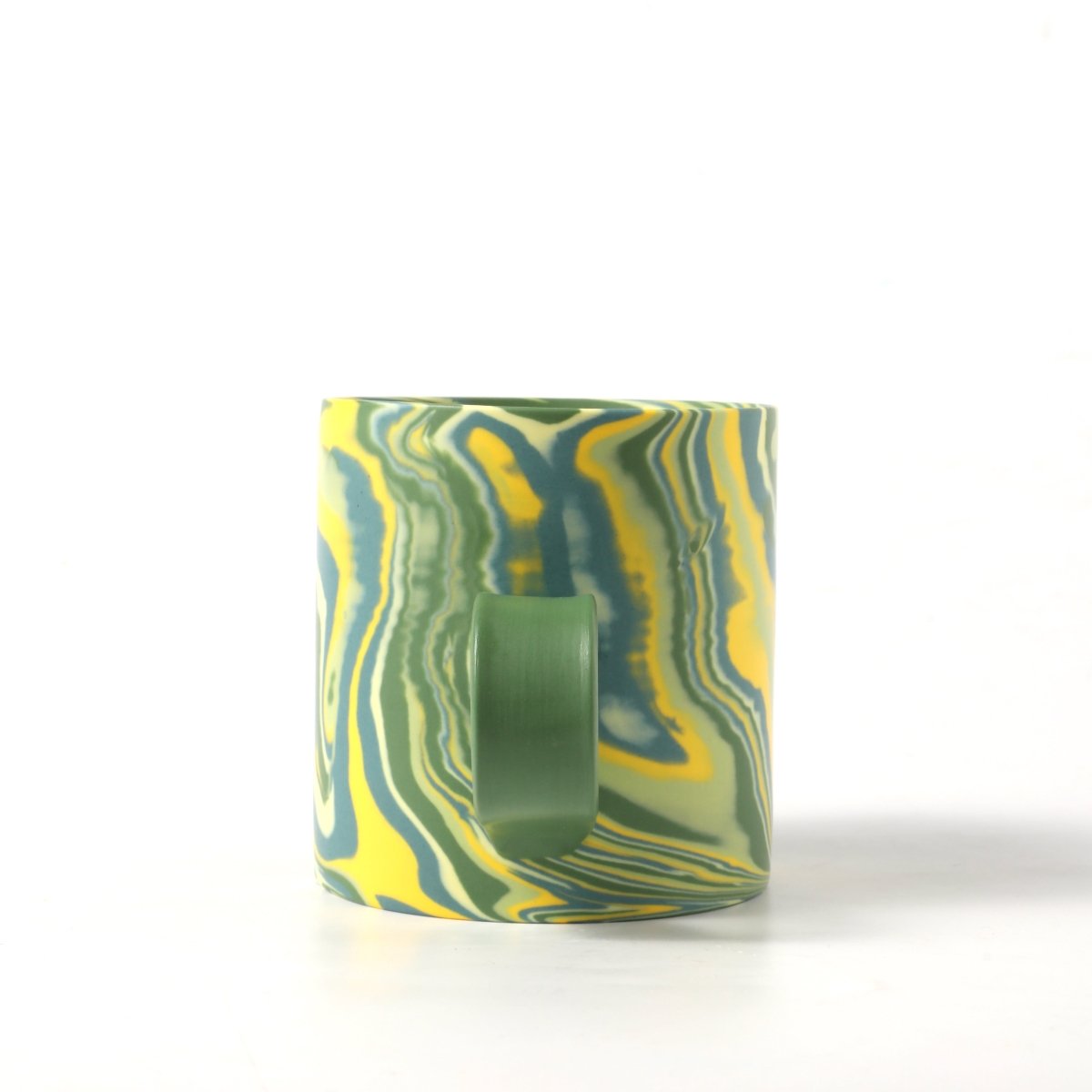 350ml Handmade Green Ceramic MugMugK018