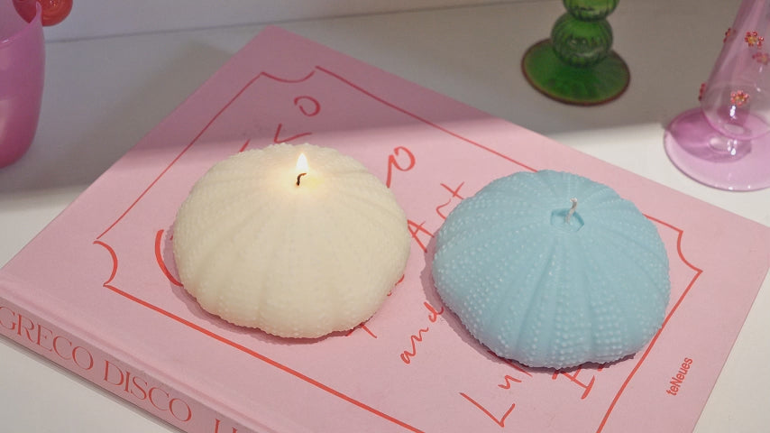 Load video: Sea Urchin Candle Silicone Mold