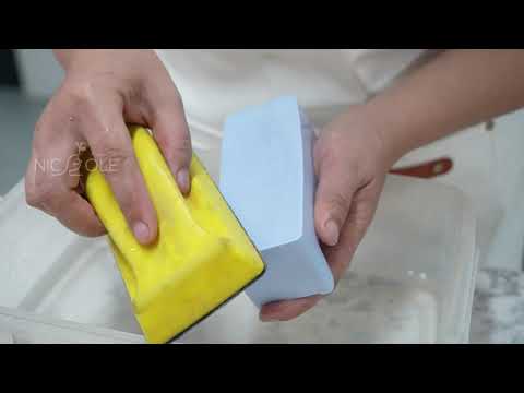 Video tutorial on making a tape divider from a silicone mold.