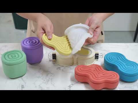Video tutorial on making a Wriggle storage box using silicone molds - Boowan Nicole
