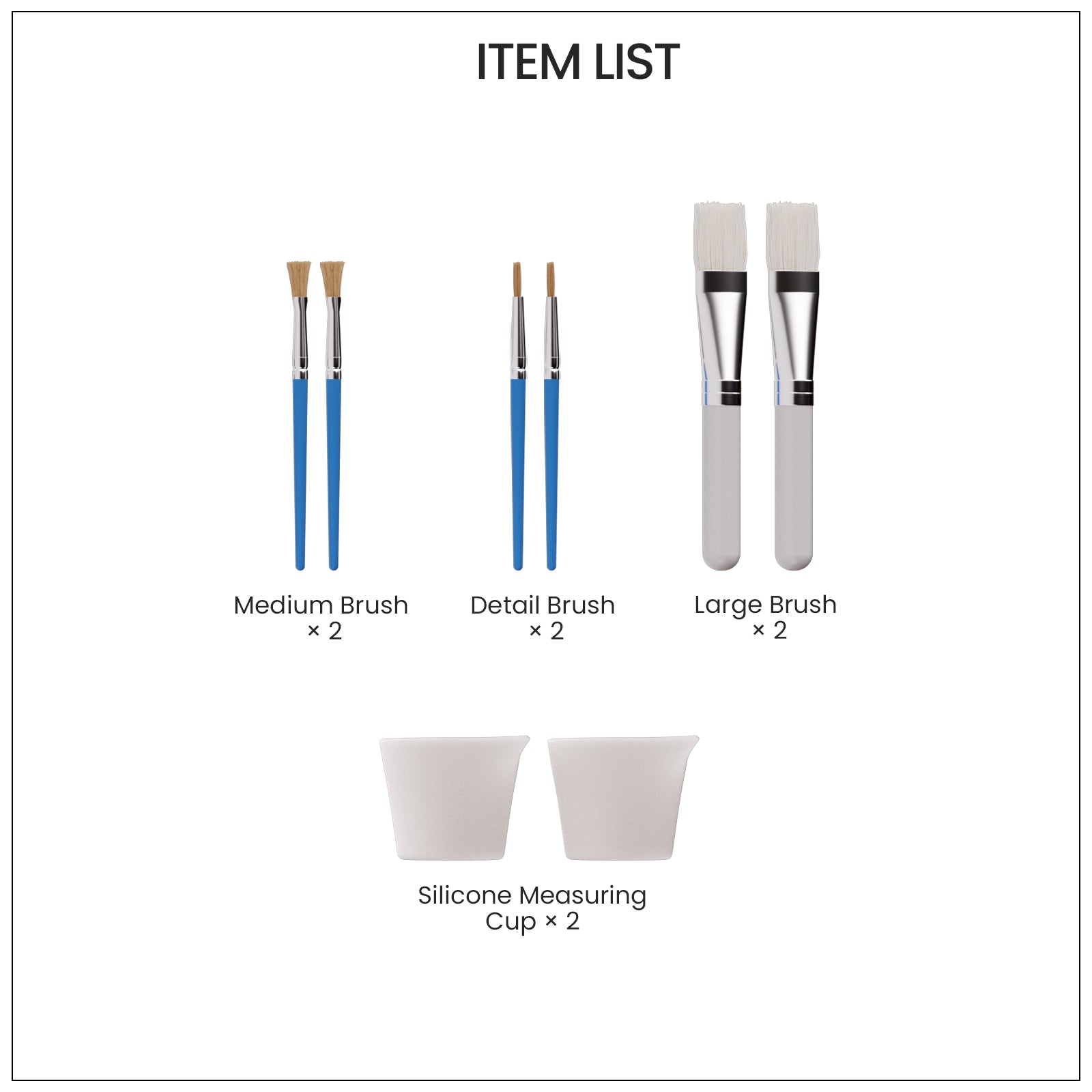 カラフル光沢キャンドルニスセット - オーラカラー6色