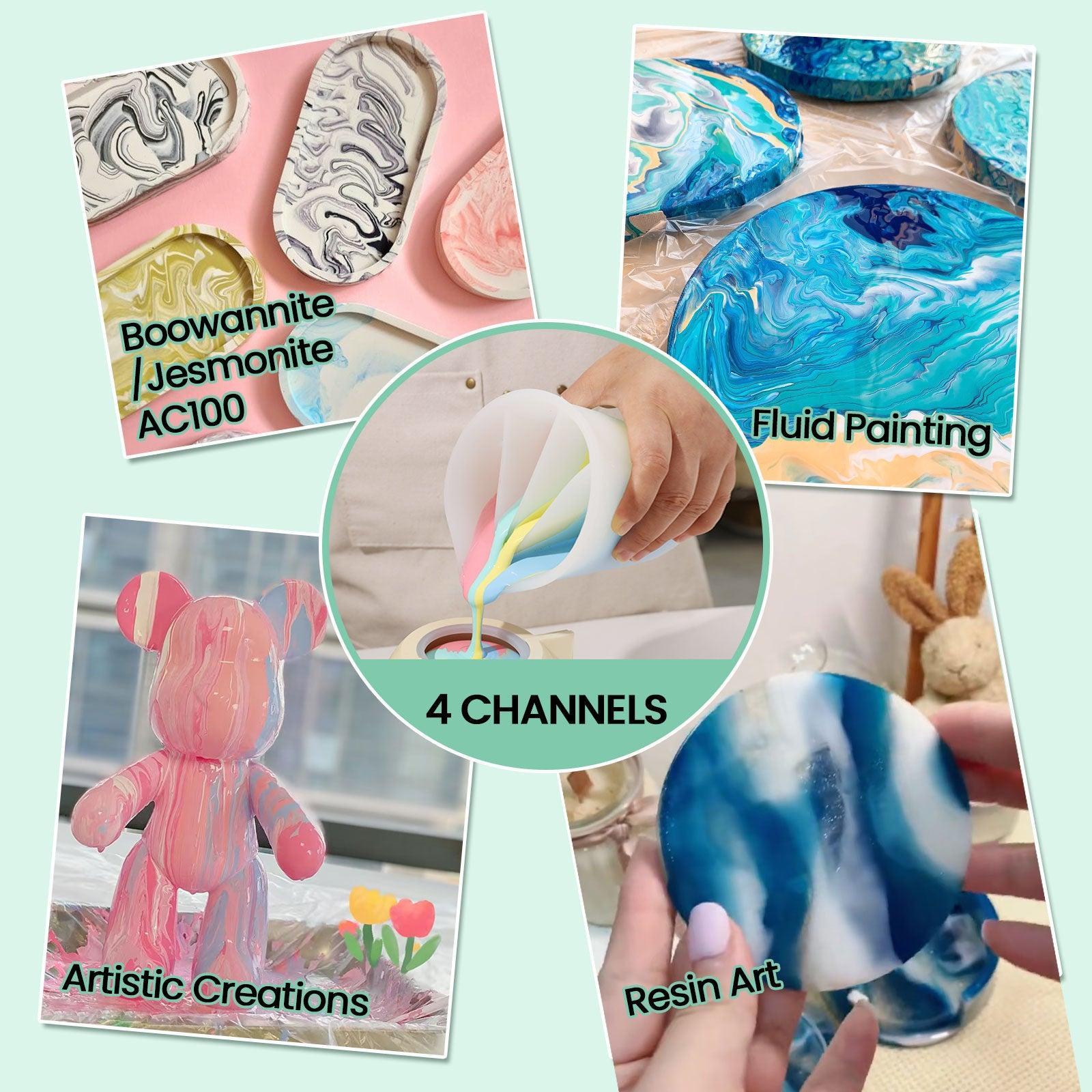 Quad-Channel Silicone Non-Stick Split Pouring Cup