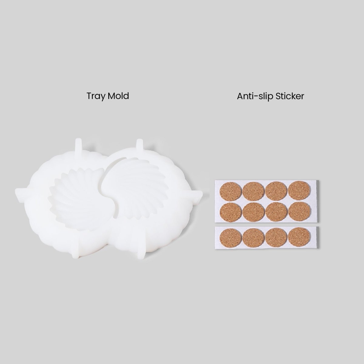 Mystic Seashell Tray Silicone MoldTray MoldSH1065+（A0314*12）