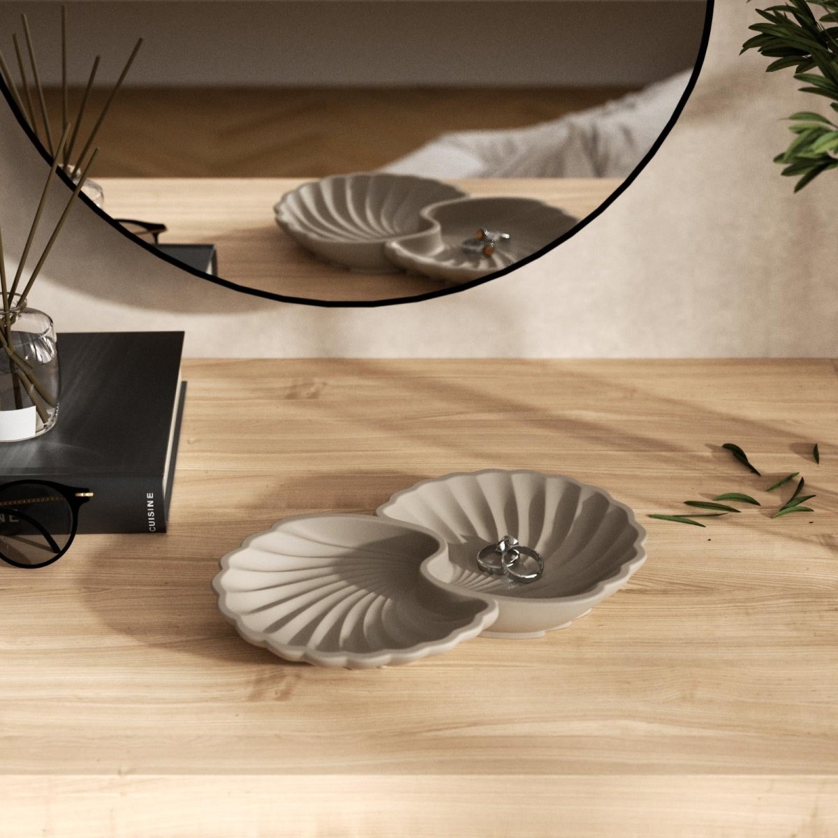 Mystic Seashell Tray Silicone MoldTray MoldSH1065+（A0314*12）