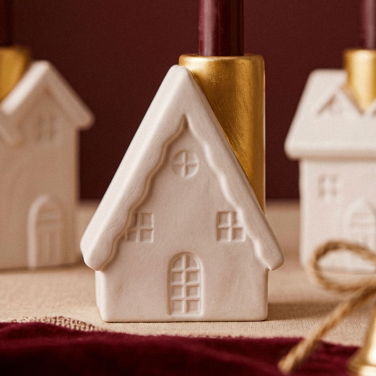 【Pre-sale】Winter Cottage Candle Holder Silicone Mold Collection