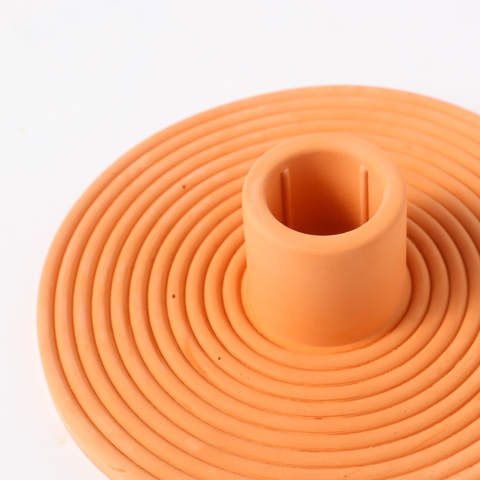 Moule en silicone pour bougeoir conique rond