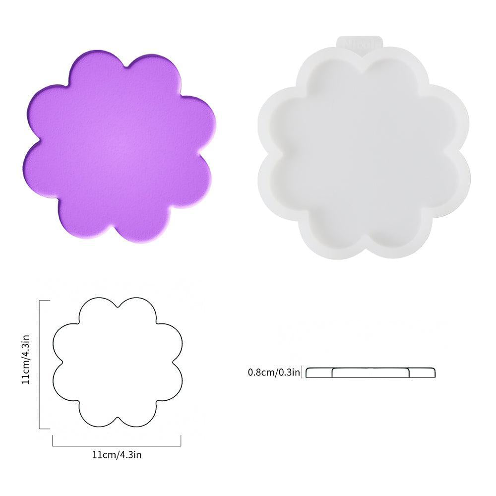 Smiley Coaster Concrete Silicone Mold