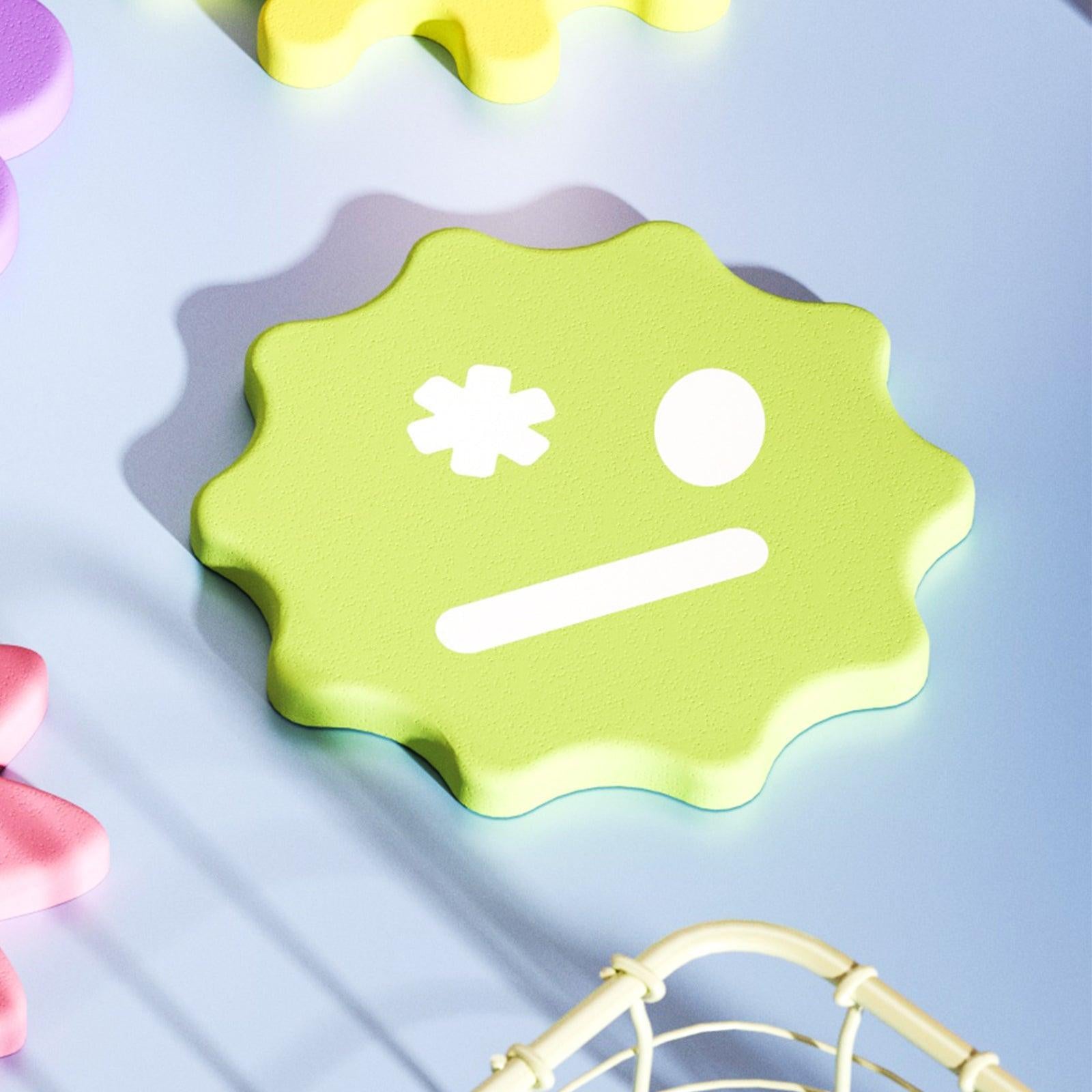 Smiley Coaster Concrete Silicone Mold