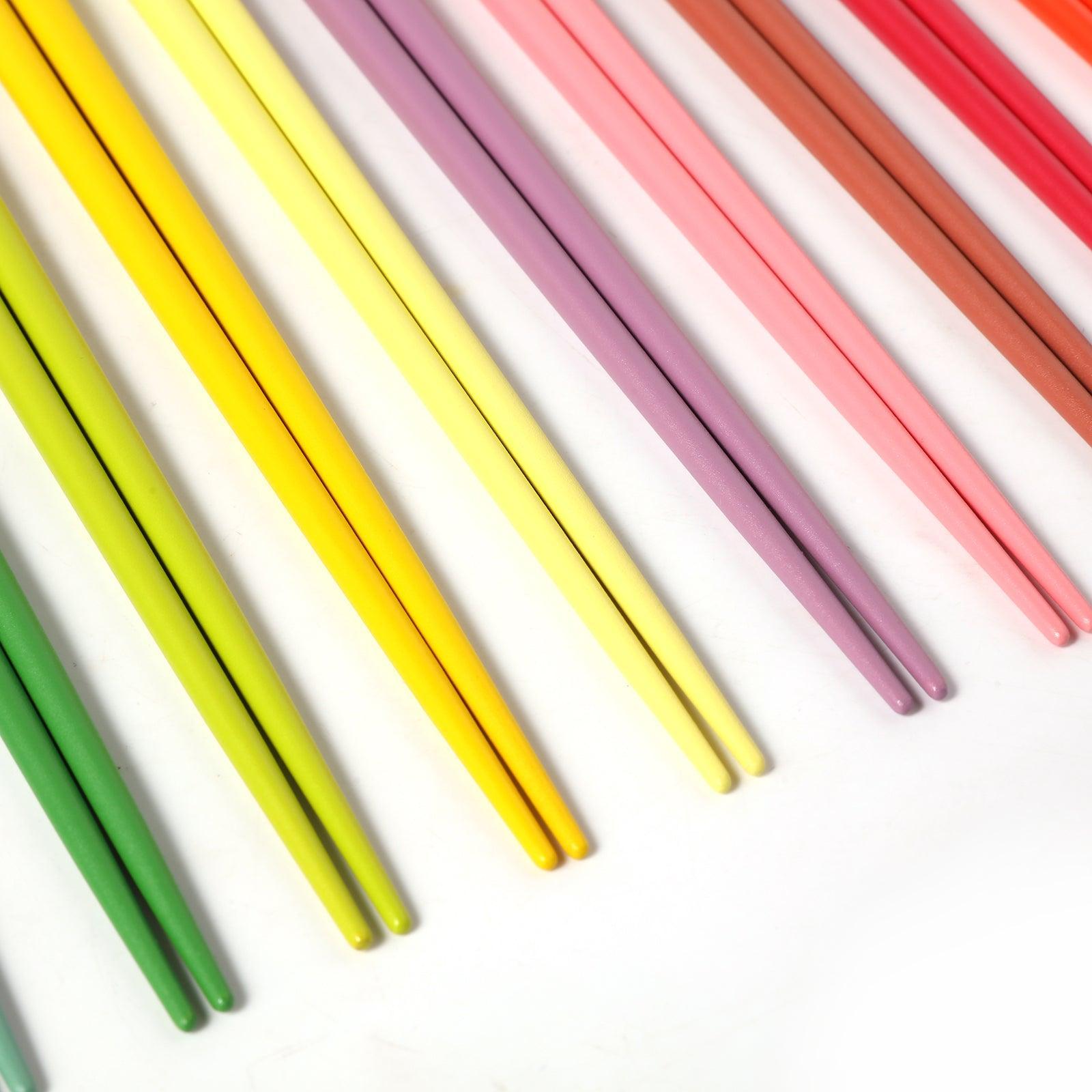 12 Pairs Colorful Chopsticks