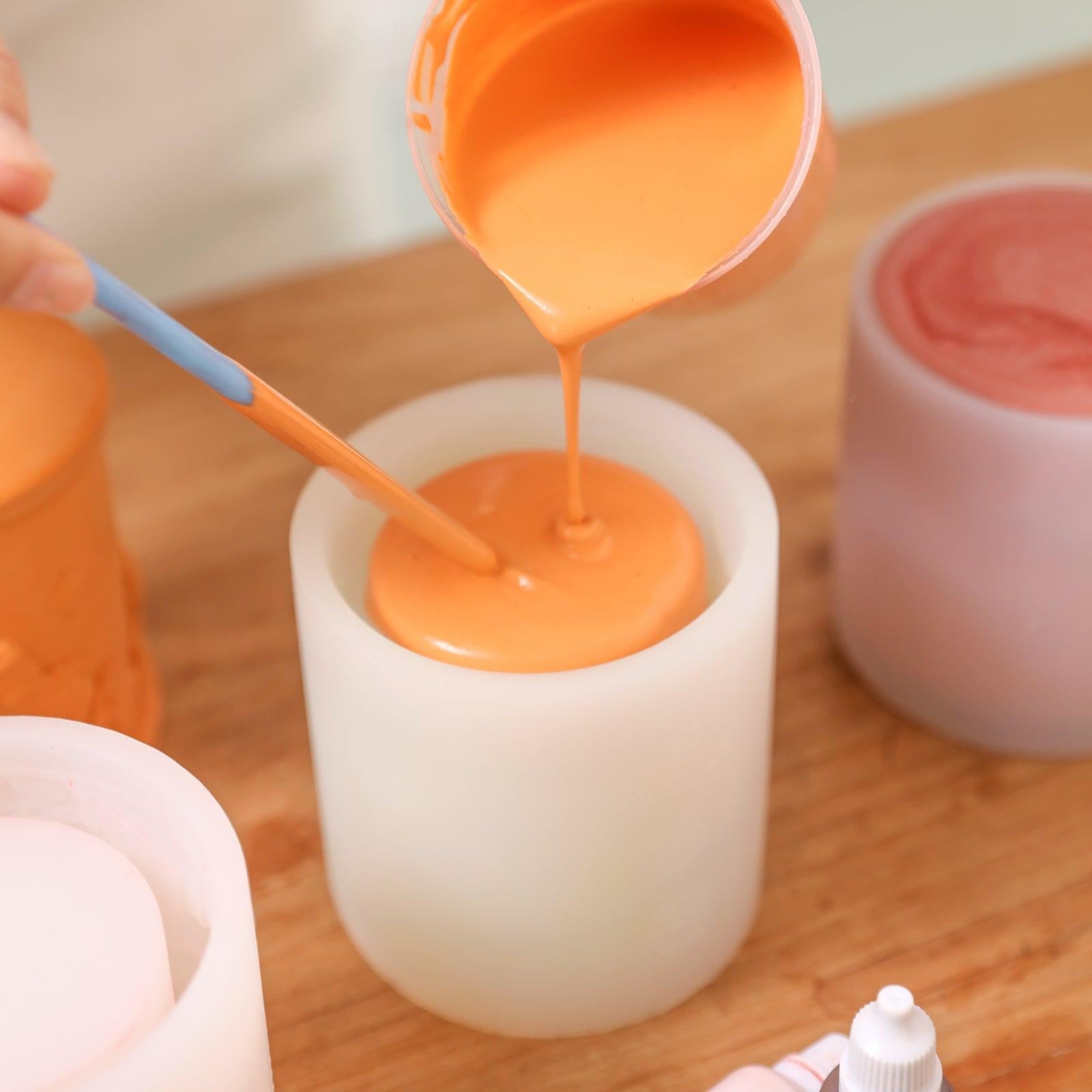 6.5oz Christmas Themed Candle Jar with Lid Silicone Mould