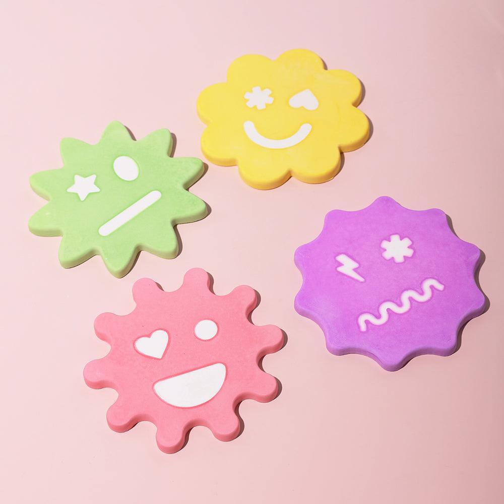 Smiley Coaster Concrete Silicone Mold