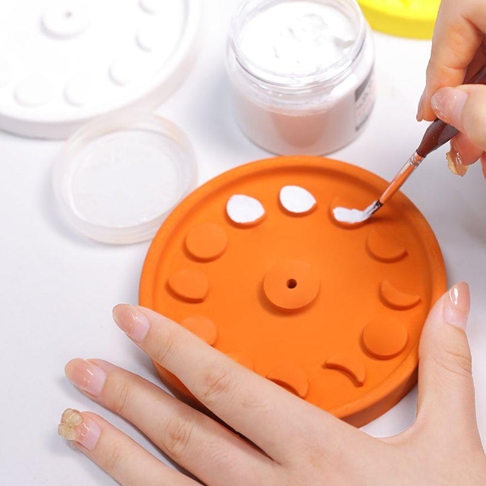 Moule en silicone porte-encens en béton soleil et lune