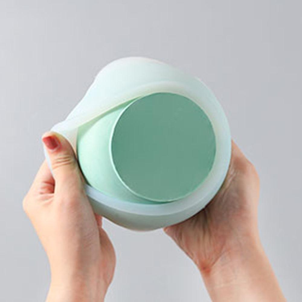 Concrete Round Incense Holder Silicone Mold - product detail 2