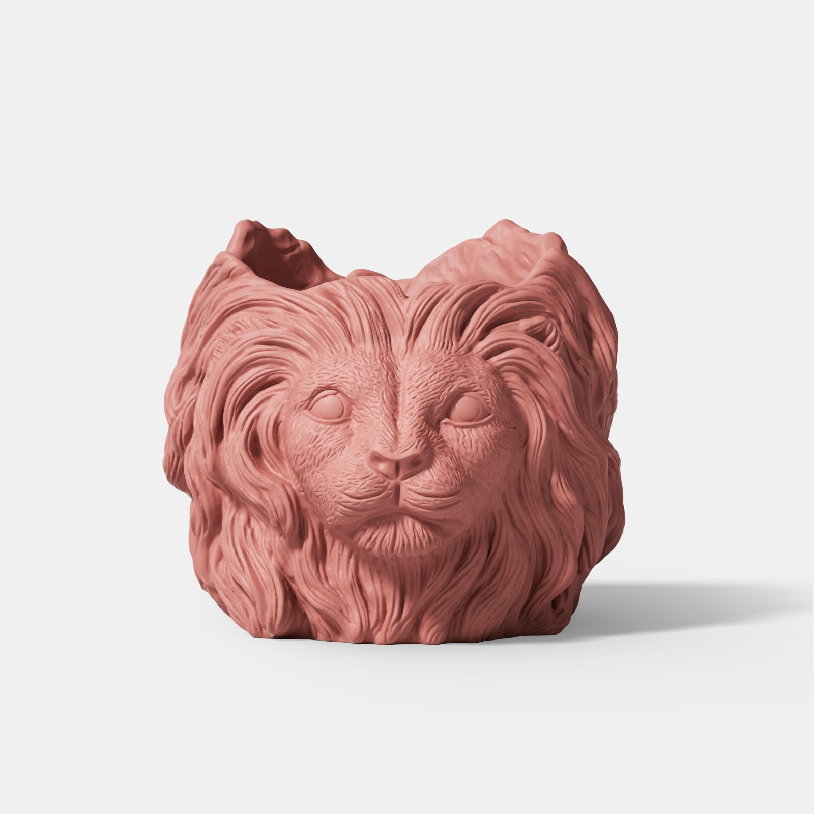 Lion Head Concrete Planter& Vase Pot Silicone Mold