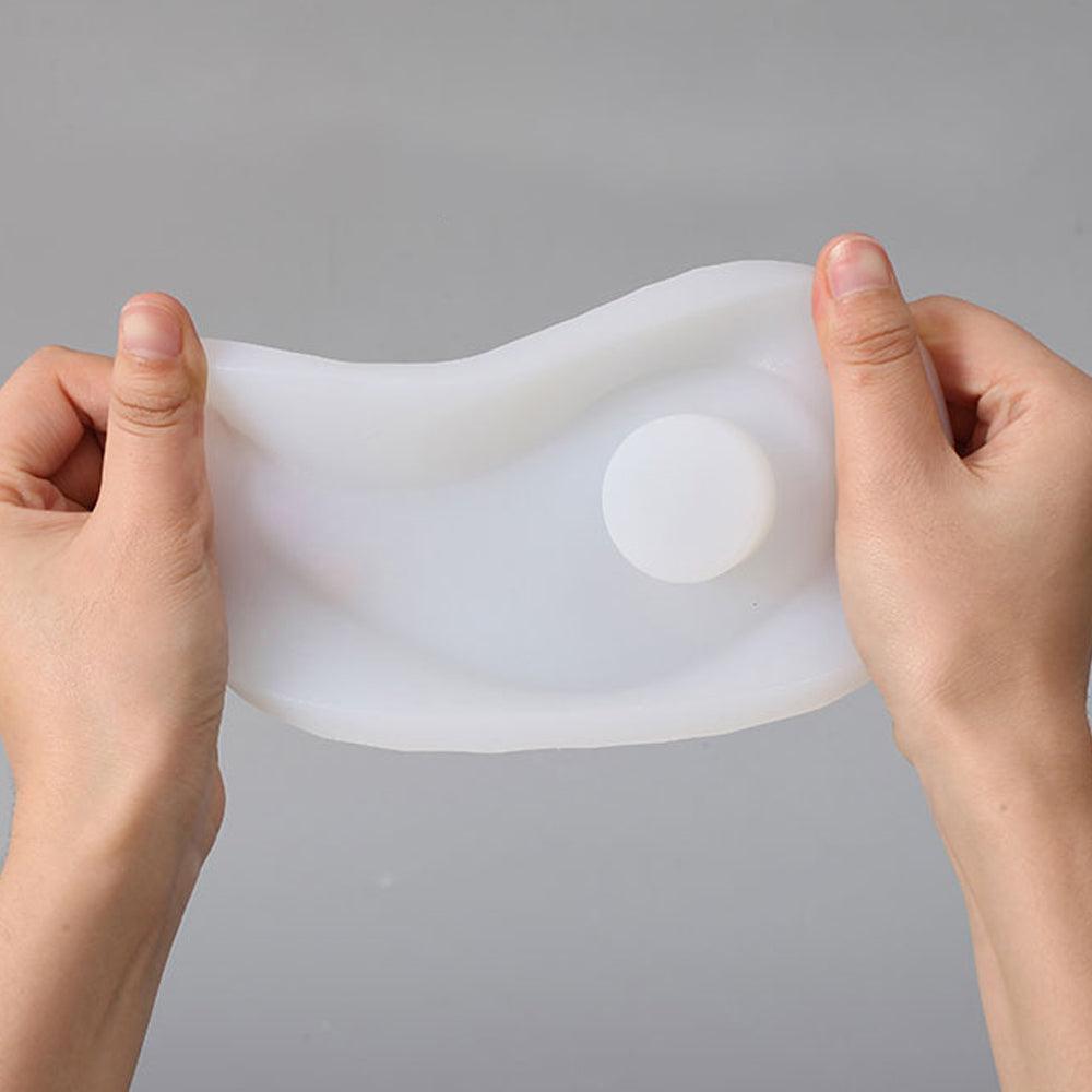Moule en silicone pour bougie chauffe-plat Yin Yang