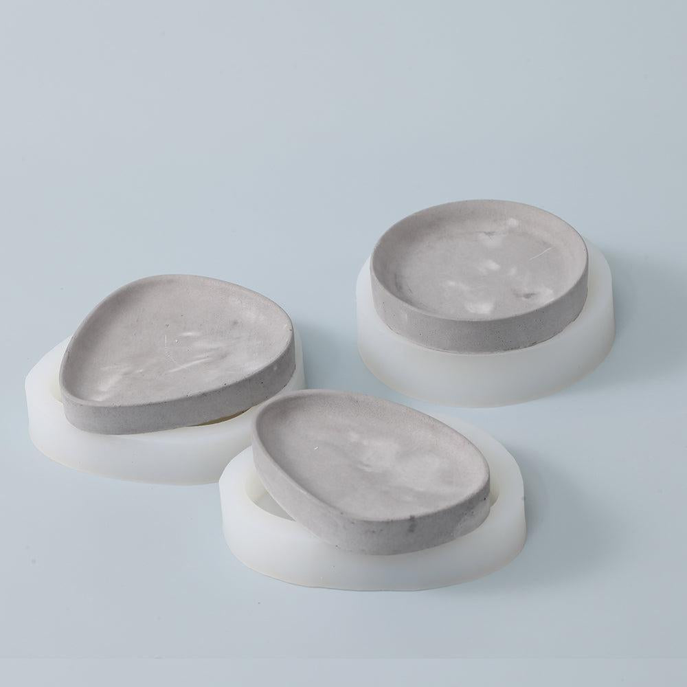 Jewelry Storage Concrete Tray Silicone Mold