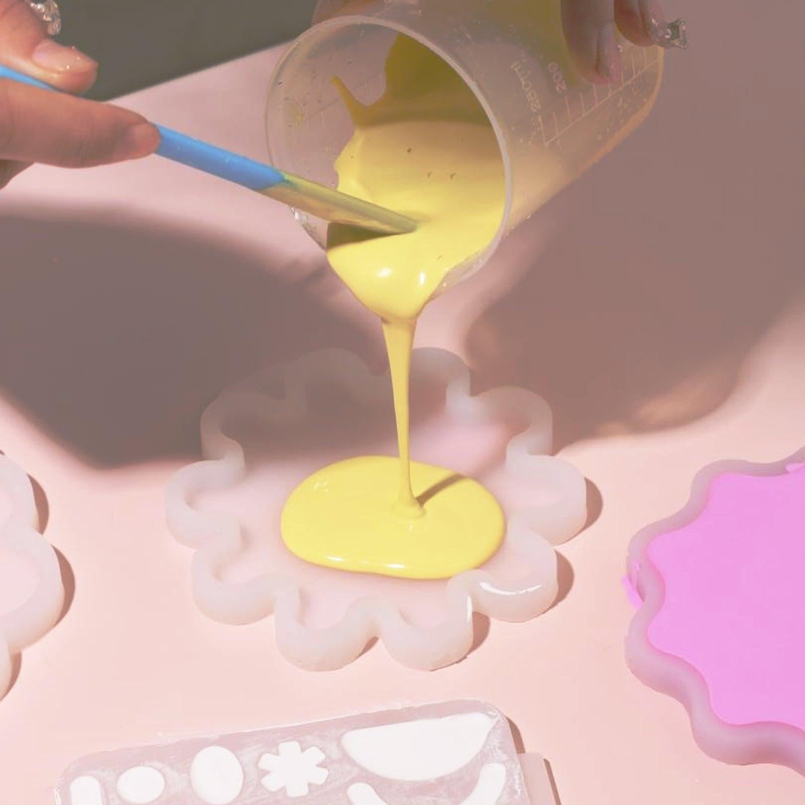 Smiley Coaster Concrete Silicone Mold