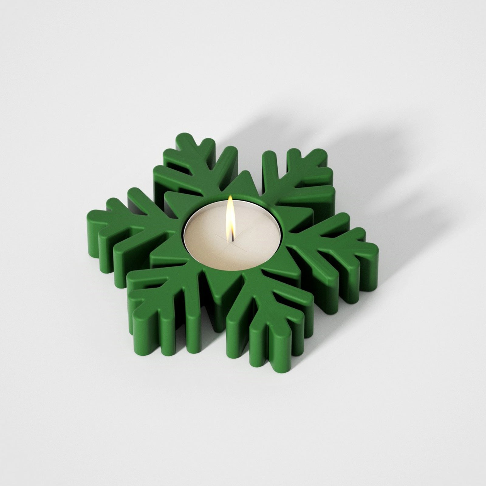 Christmas Snowflake Tealight Candle Holder Silicone Mold