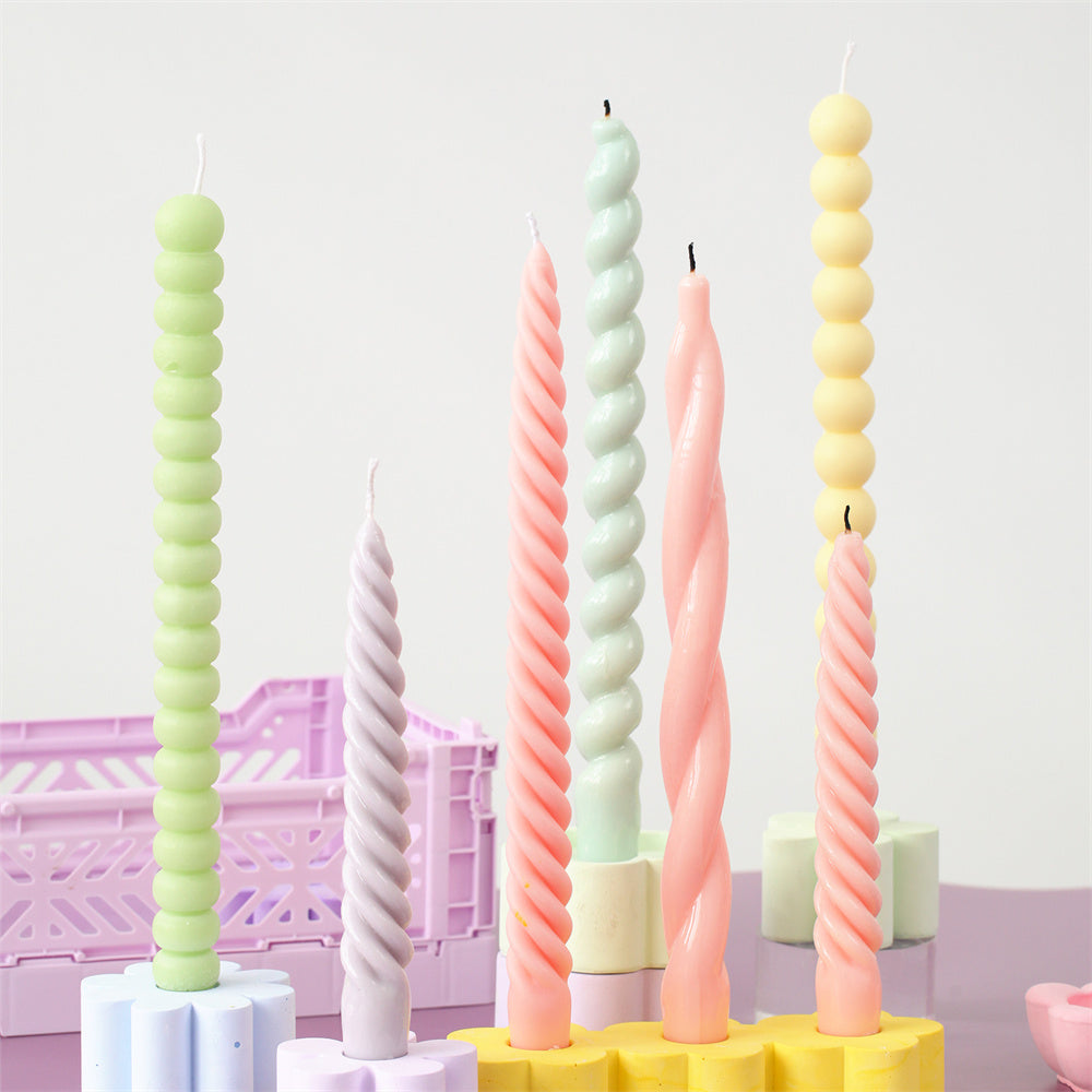 Boowan Nicole Silicone Candle Mold DIY Asparagus Taper Candle Mould  Creative Design Handmade Craft Tools - AliExpress