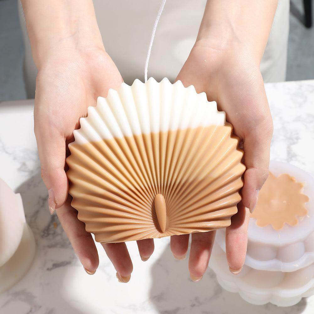 Scallop Shell Candle Silicone Moulds