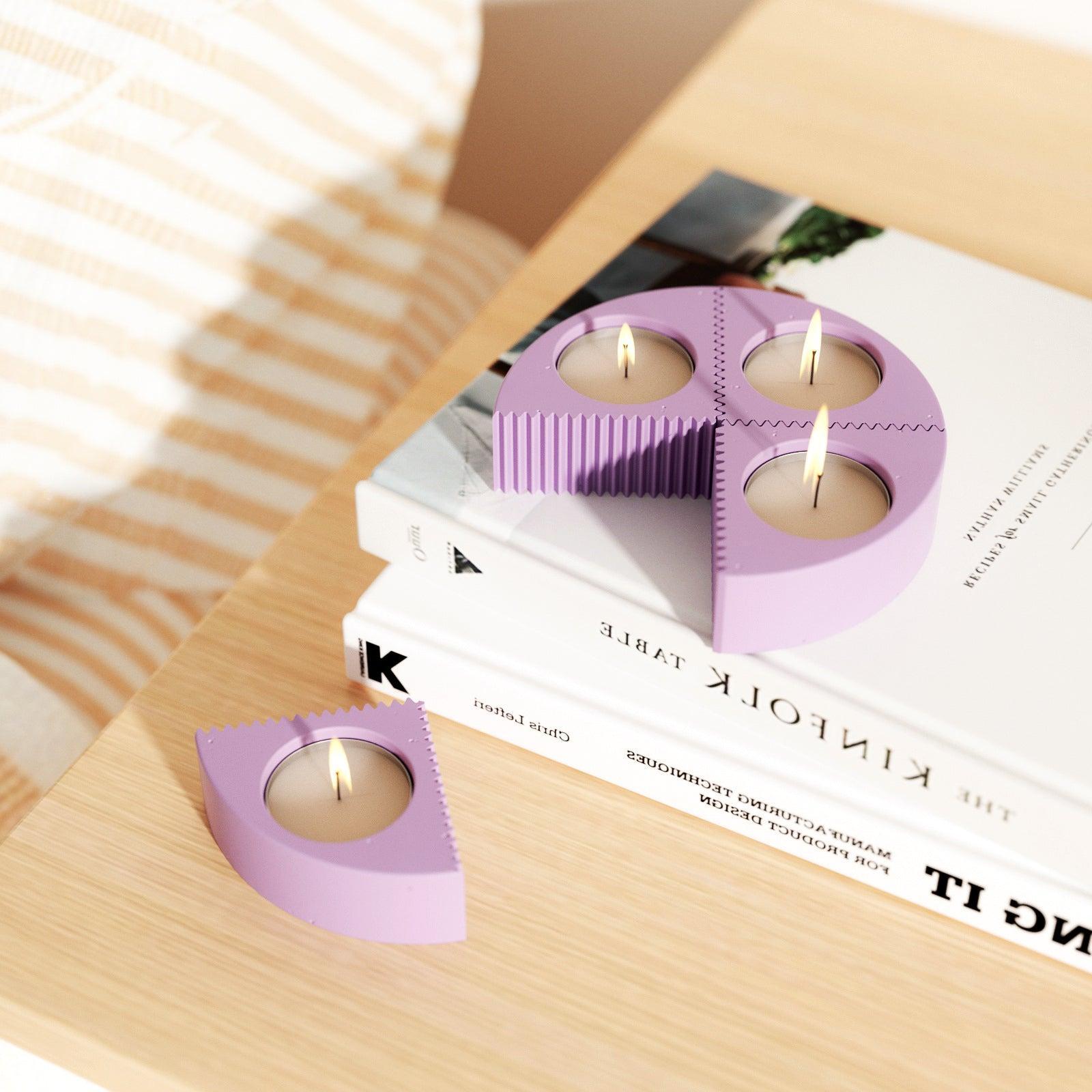 ティーライトキャンドルホルダー シリコンモールド