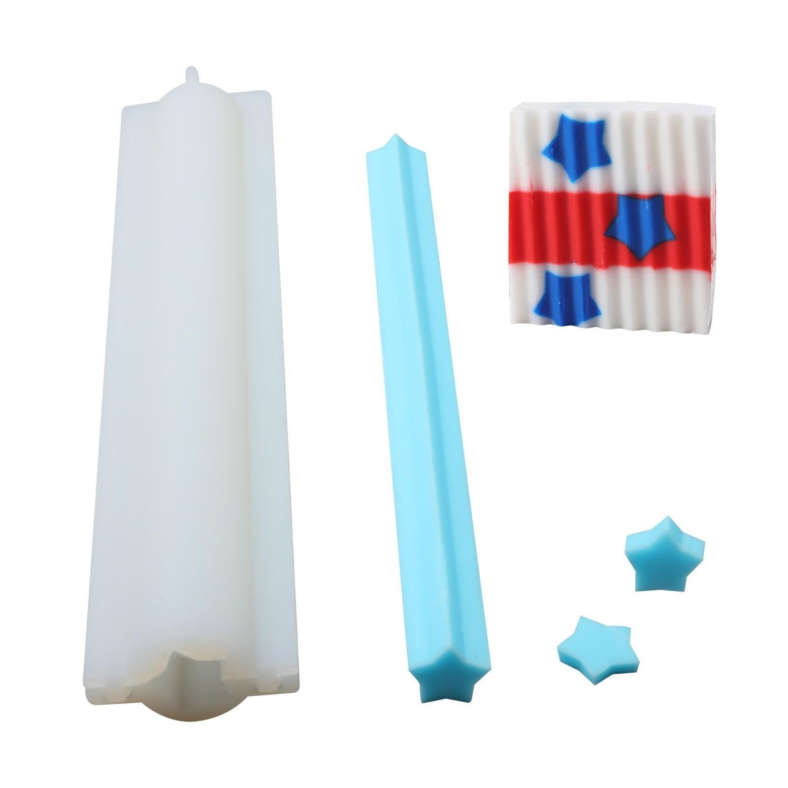 Moule en silicone d'insertion de colonne de tube de savon