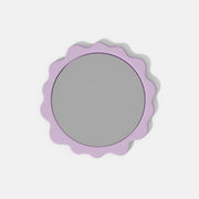 ガラス付きラウンドハンドミラー型