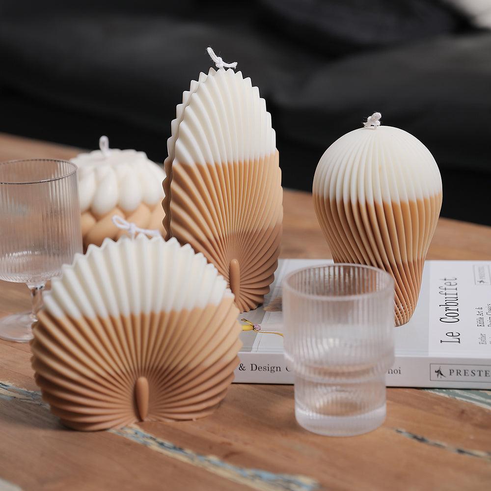 Scallop Shell Candle Silicone Moulds