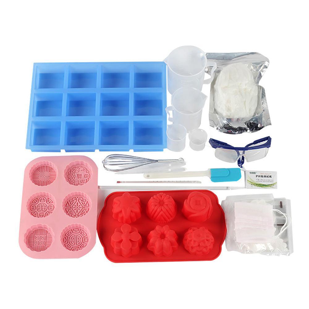 Complete Hot Process Soap Making Kit with 3 Molds