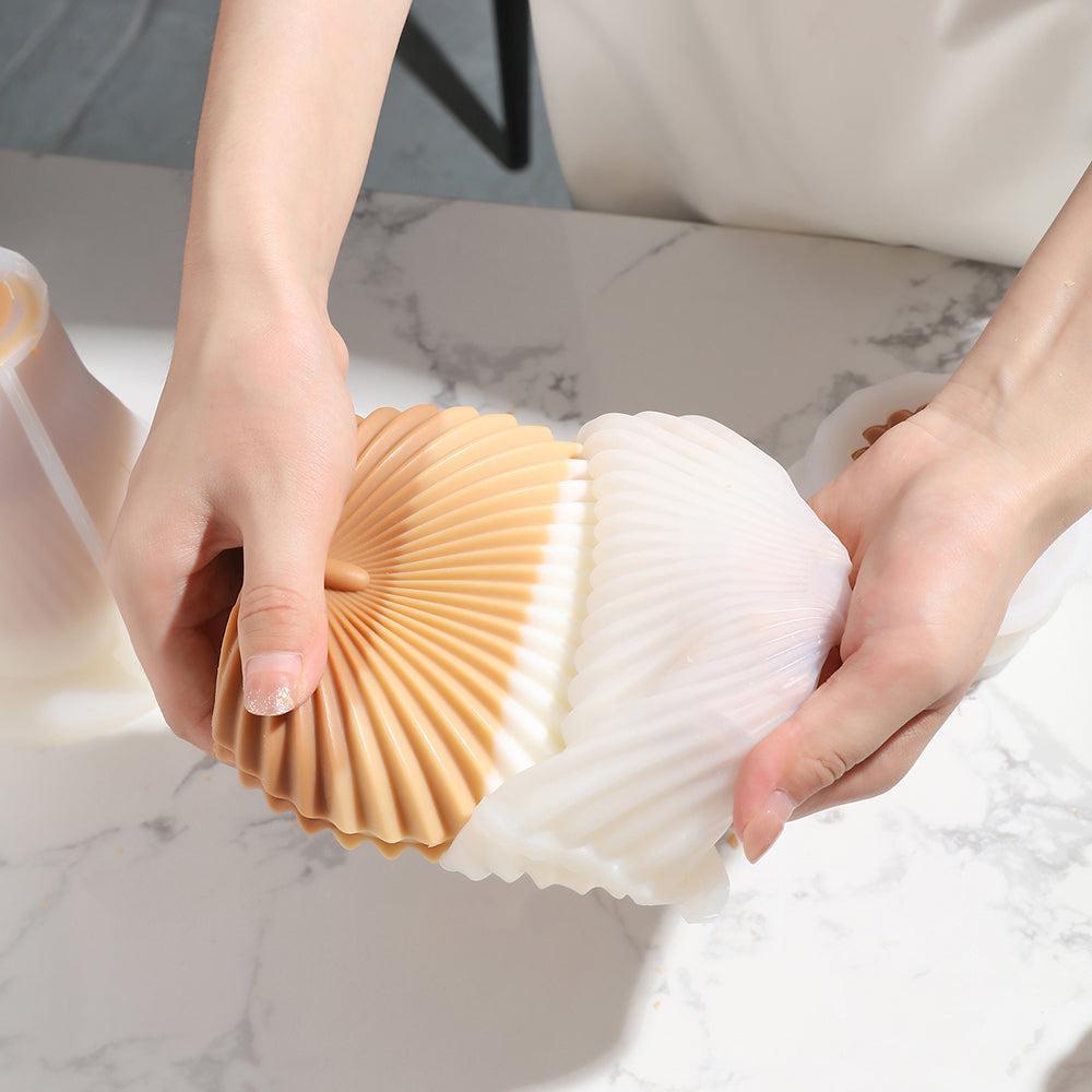 Scallop Shell Candle Silicone Moulds