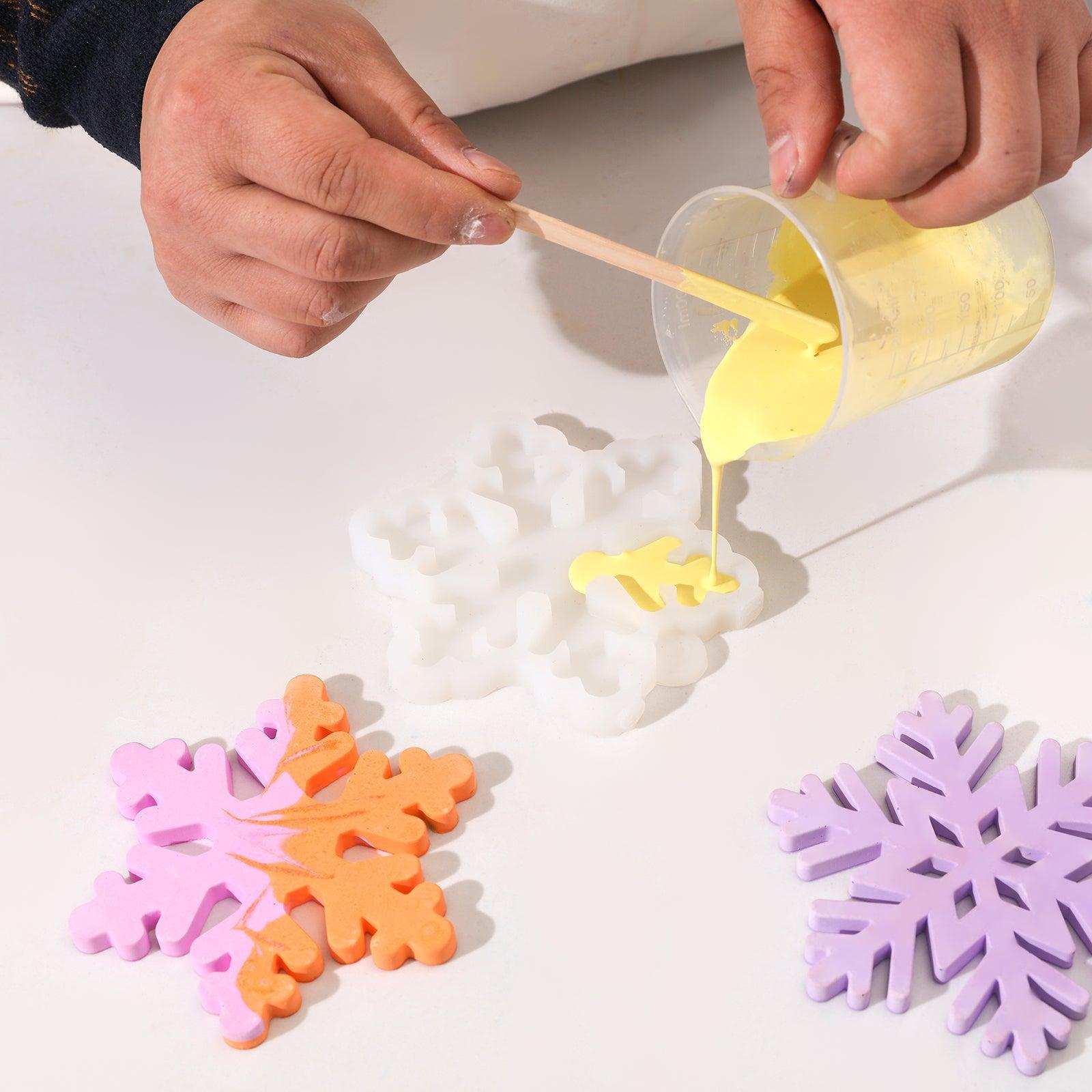 Christmas Snowflakes Shape Coaster Silicone Mold