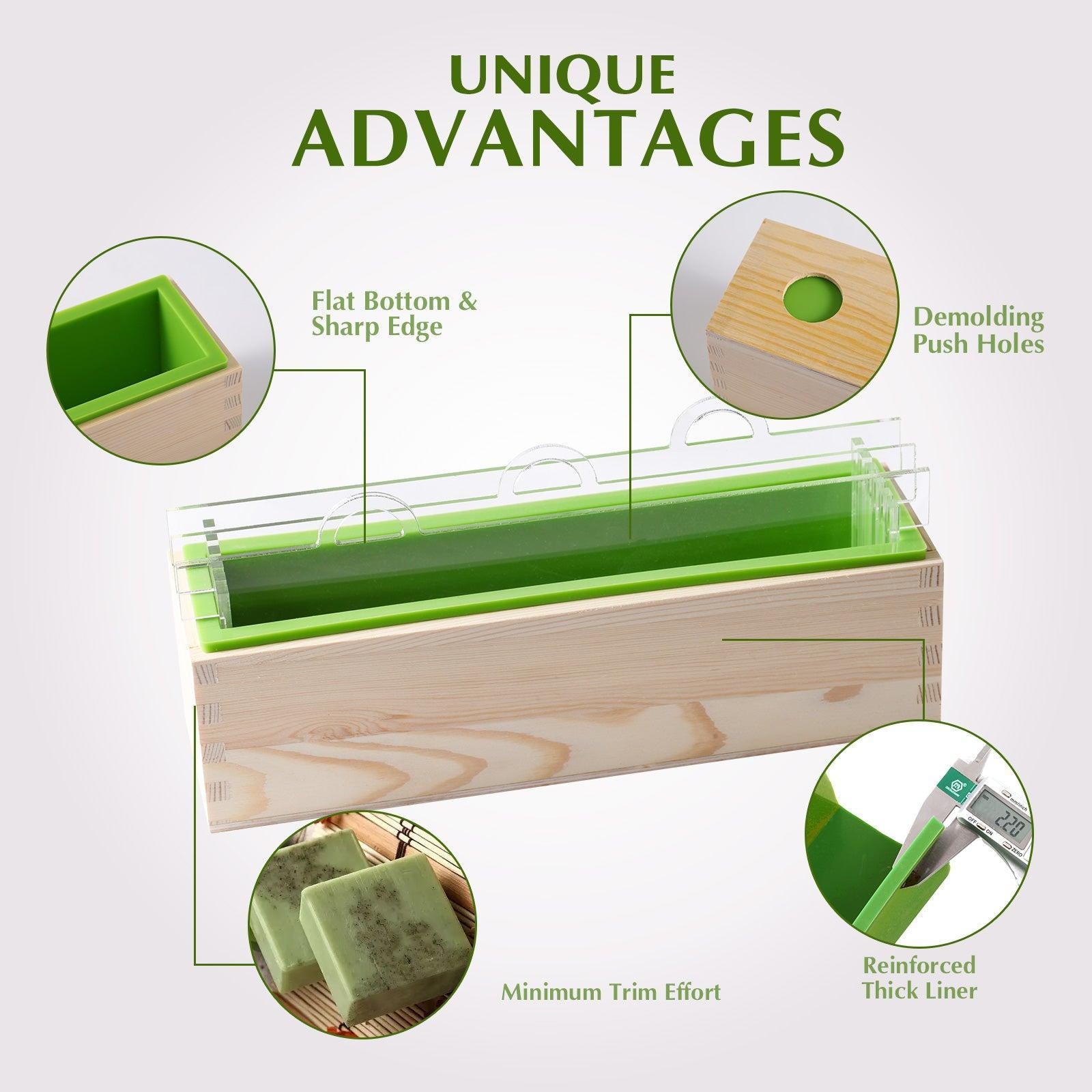 Juego de herramientas básico para hacer jabón en forma de remolino
