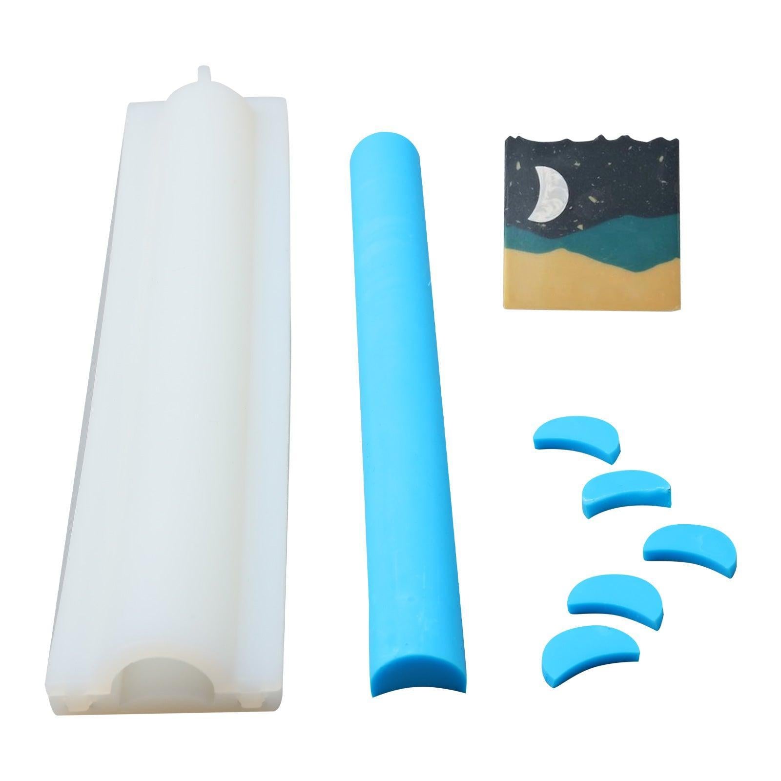 Moule en silicone d'insertion de colonne de tube de savon