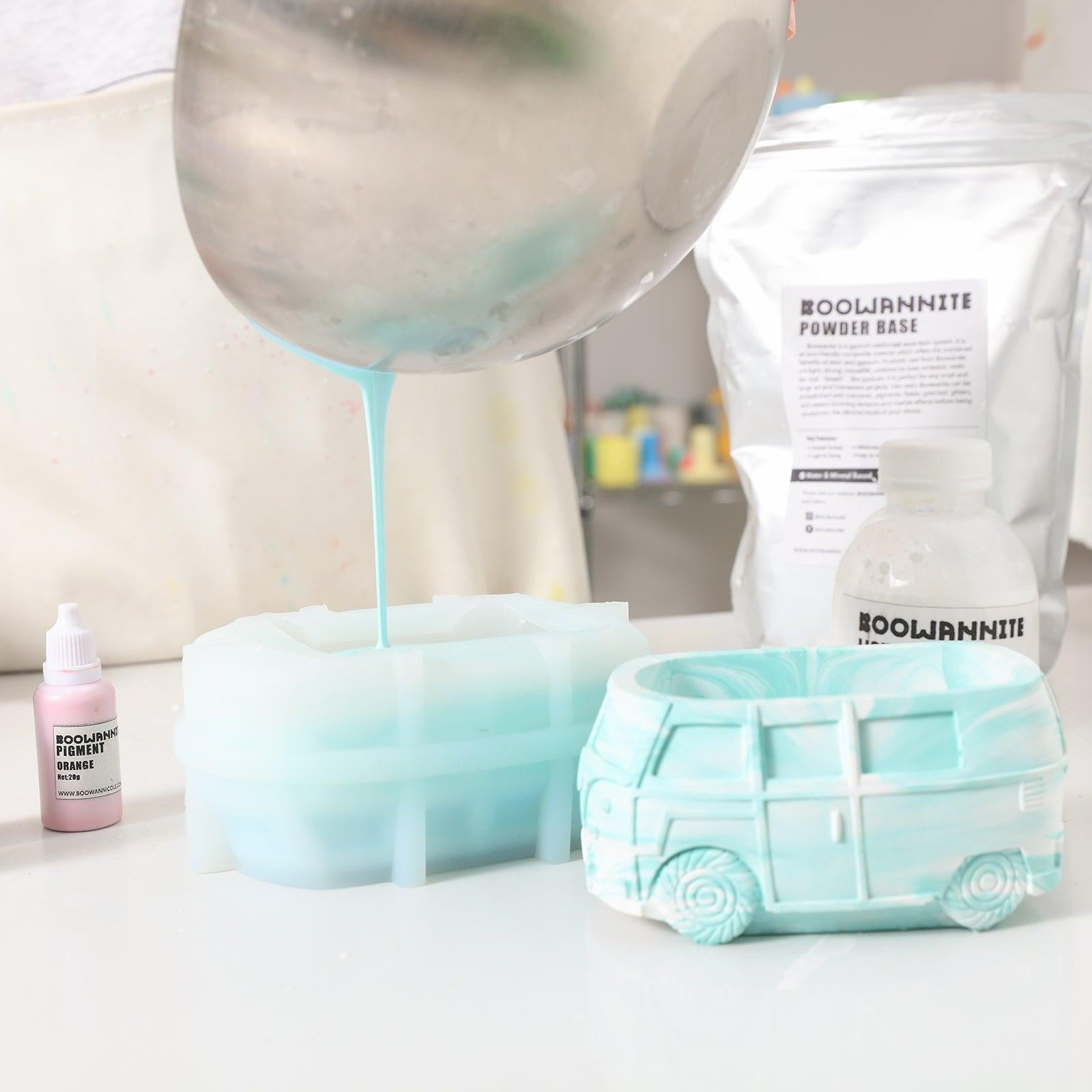 2vw-camper-kombi-van-bus-flower-pot-concrete-mold-silicone-cement-succulent-planter-mould-bonsai-indoor-outside-decoration-tool