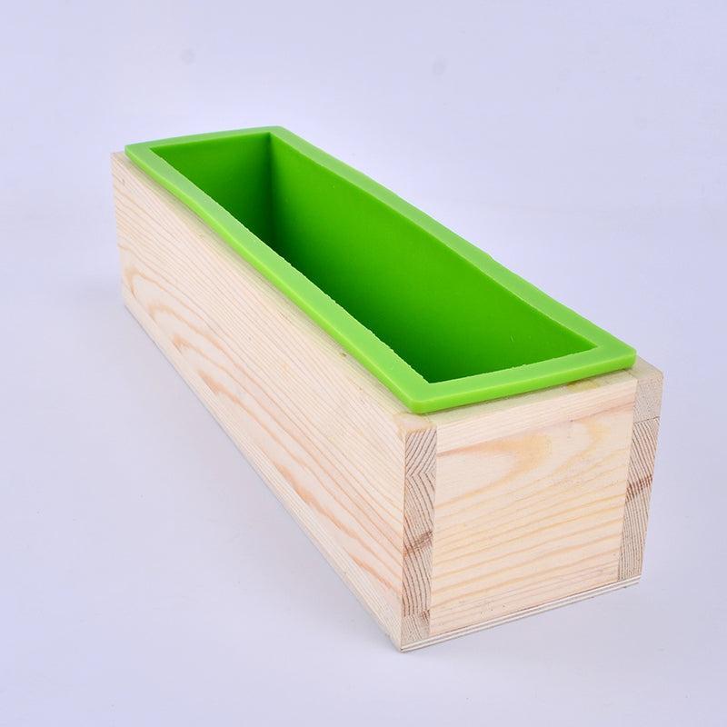 42oz Silicone Soap Loaf Mold with Stainless Steel Straight Cutter Combo Set