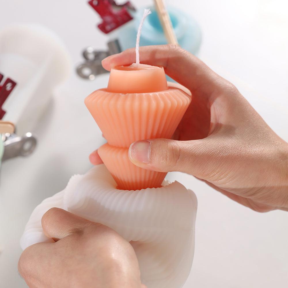 Moule en silicone pour bougie d'arbre de Noël