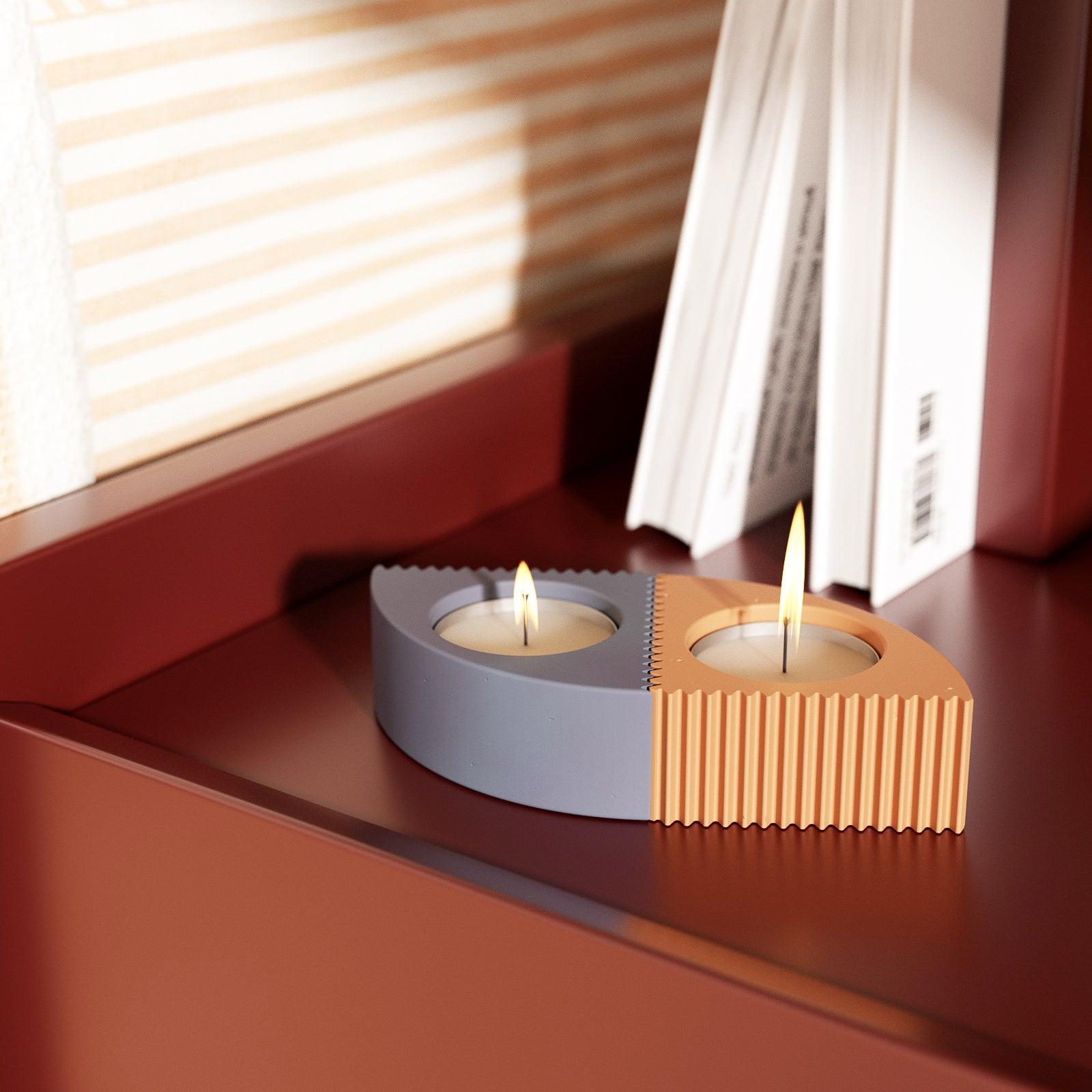 ティーライトキャンドルホルダー シリコンモールド