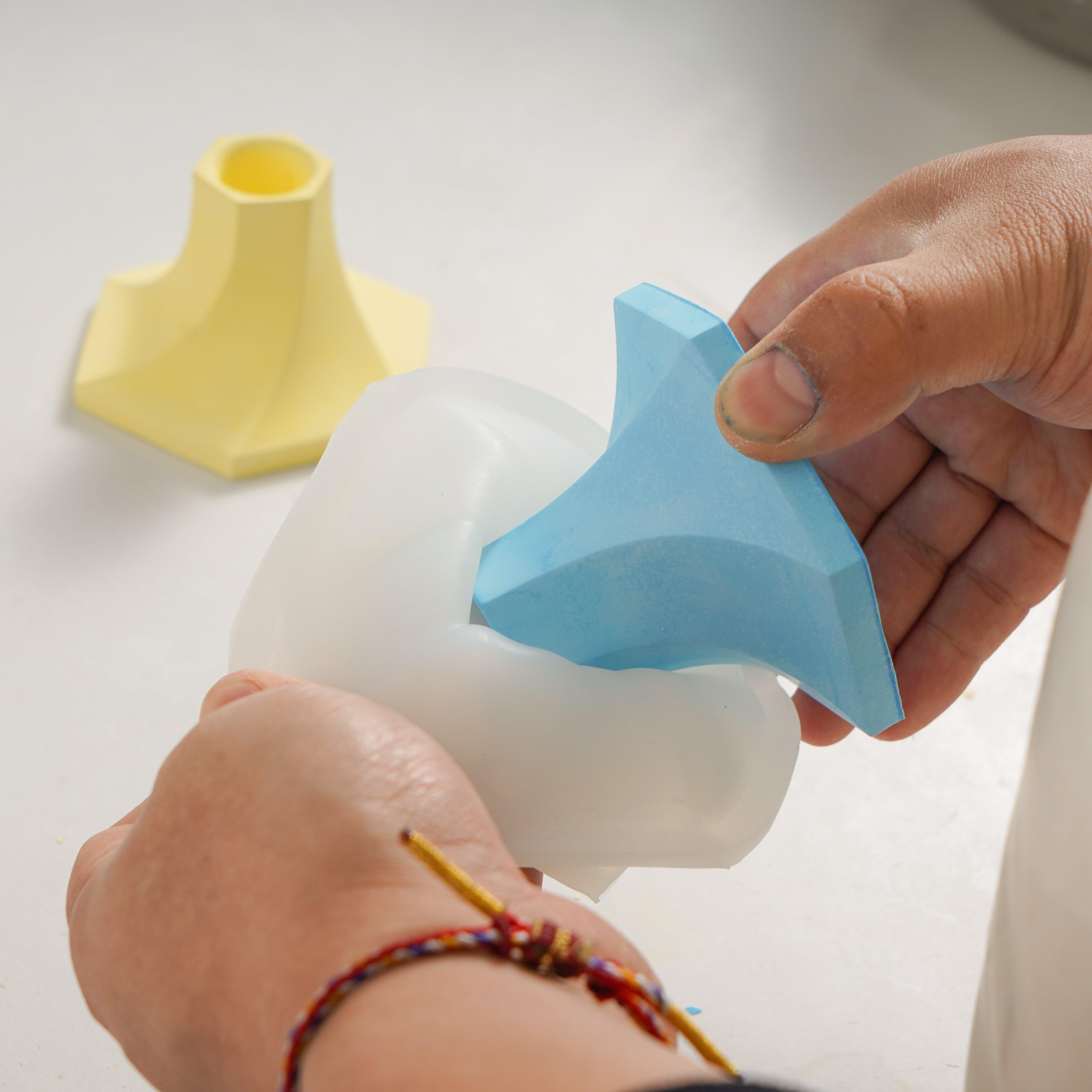 3nicole-new-design-handmade-geometric-low-candlestick-holder-silicone-molds-concrete-cement-candle-stick-holder-mould