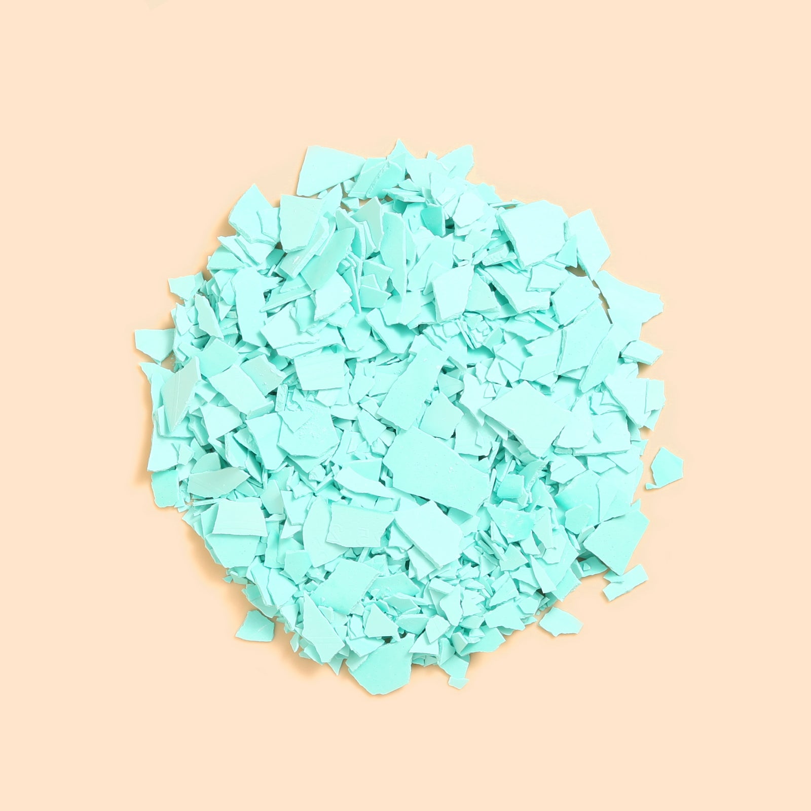 Copeaux de pigments Boowannite et Terrazzo verts