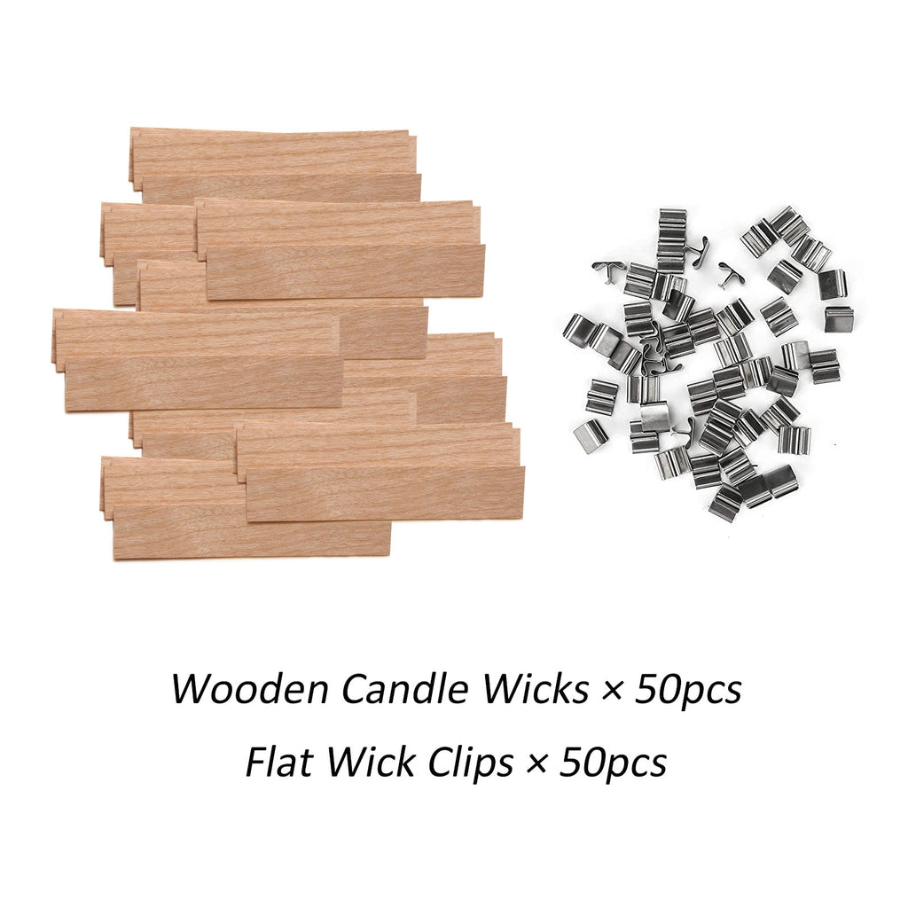 Mechas de madera para velas y clips para mechas planas – Boowan Nicole