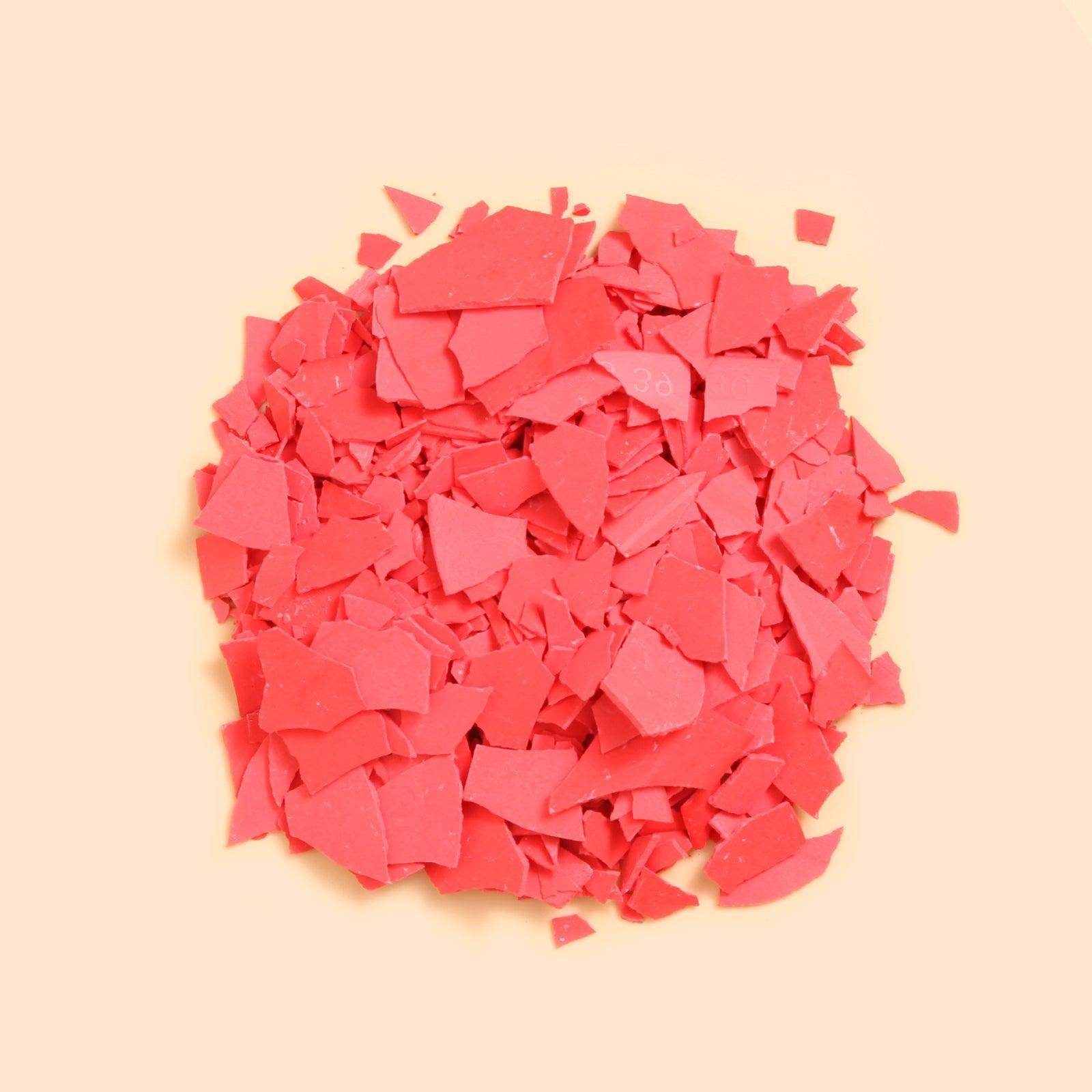 Copeaux de pigments Boowannite rouge et Terrazzo