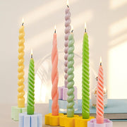 Spiral Long Pole Taper Candle Silicone Mould Collection