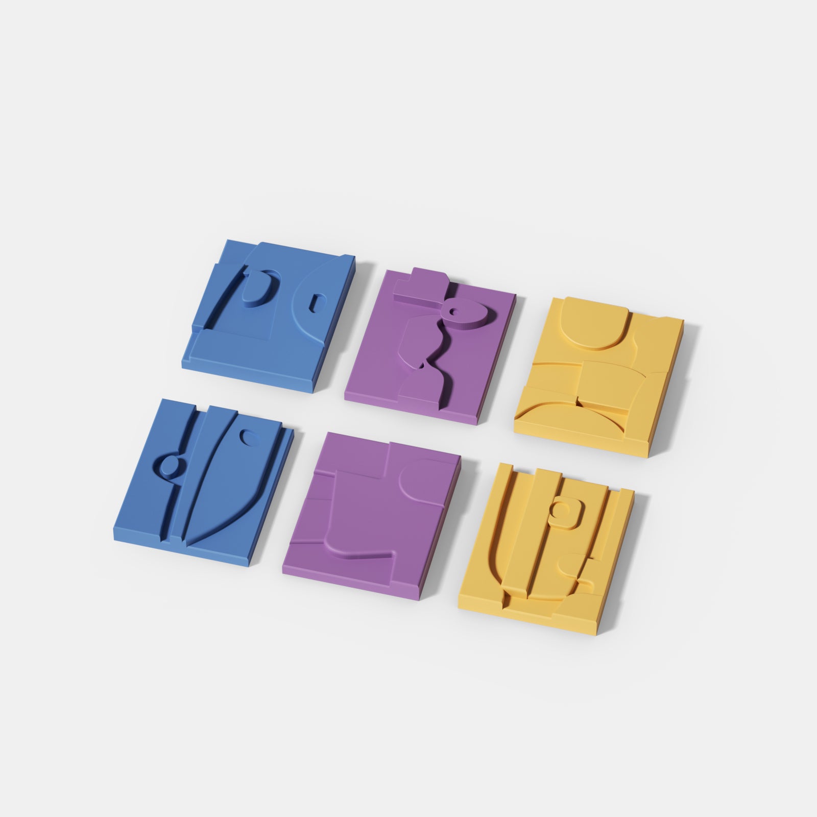 Nicole Concrete Fridge Magnet Silicone Mold