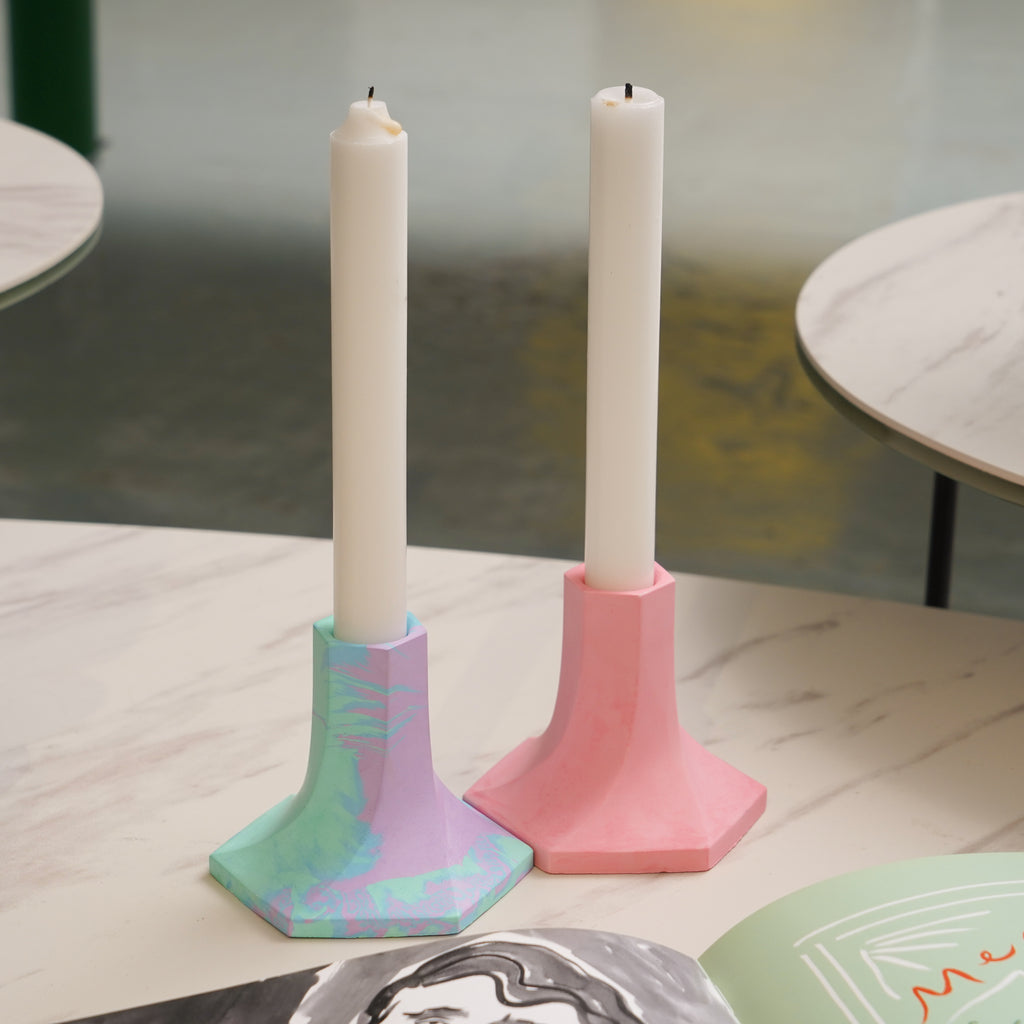 5nicole-new-design-handmade-geometric-medium-candlestick-holder-silicone-molds-concrete-cement-candle-stick-holder-mould