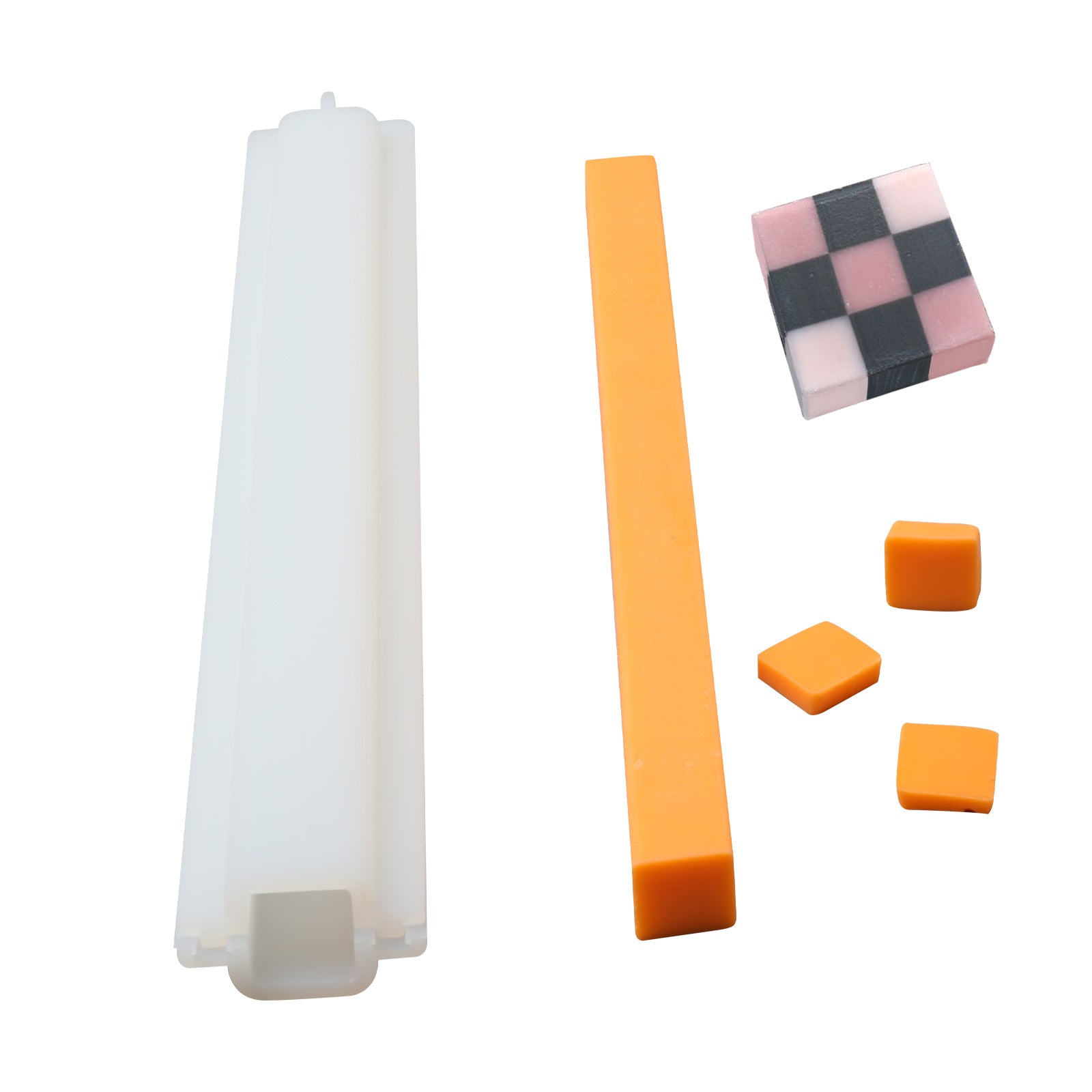 Moule en silicone d'insertion de colonne de tube de savon