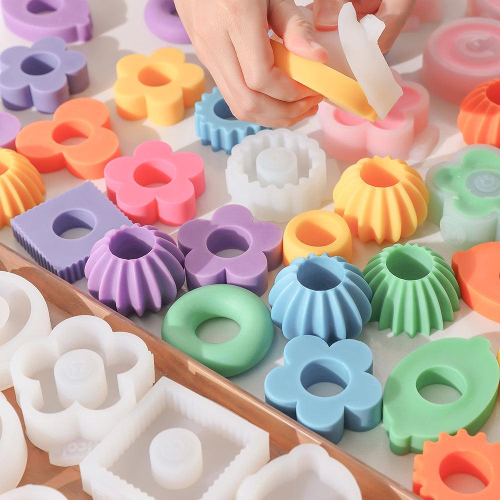 1.7cm Building Blocks Stackable Modular Candle Silicone Mold