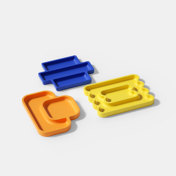 Emoticon Custom Pattern Storage Tray Silicone Mold