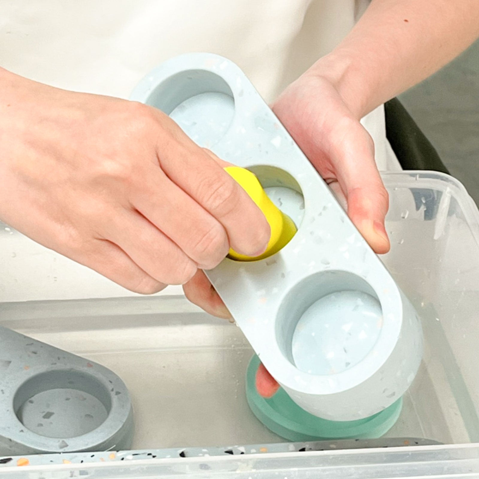 Hook and Loop Terrazzo Hand Sander