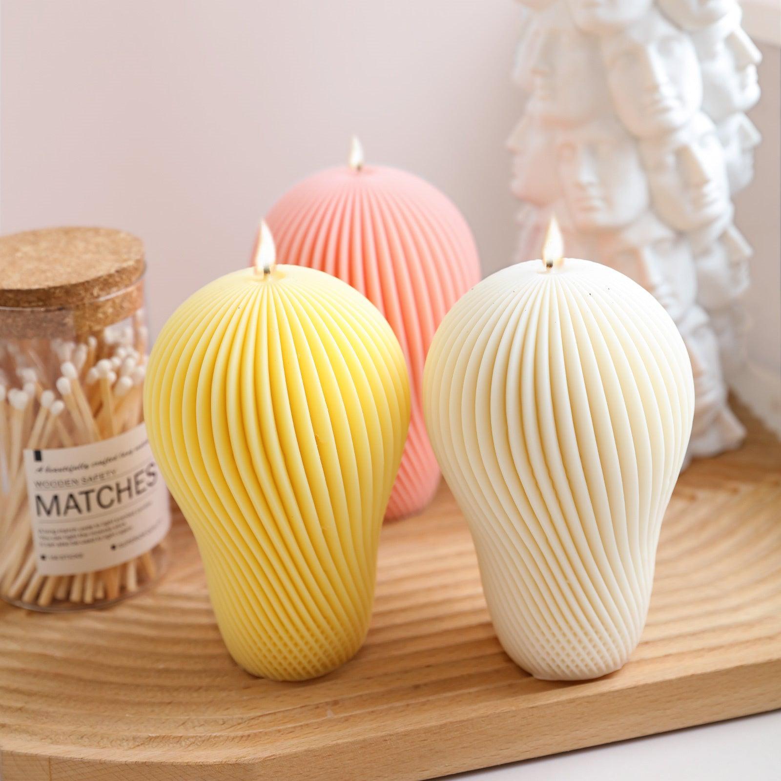 Spiral Balloon Candle Silicone Mould